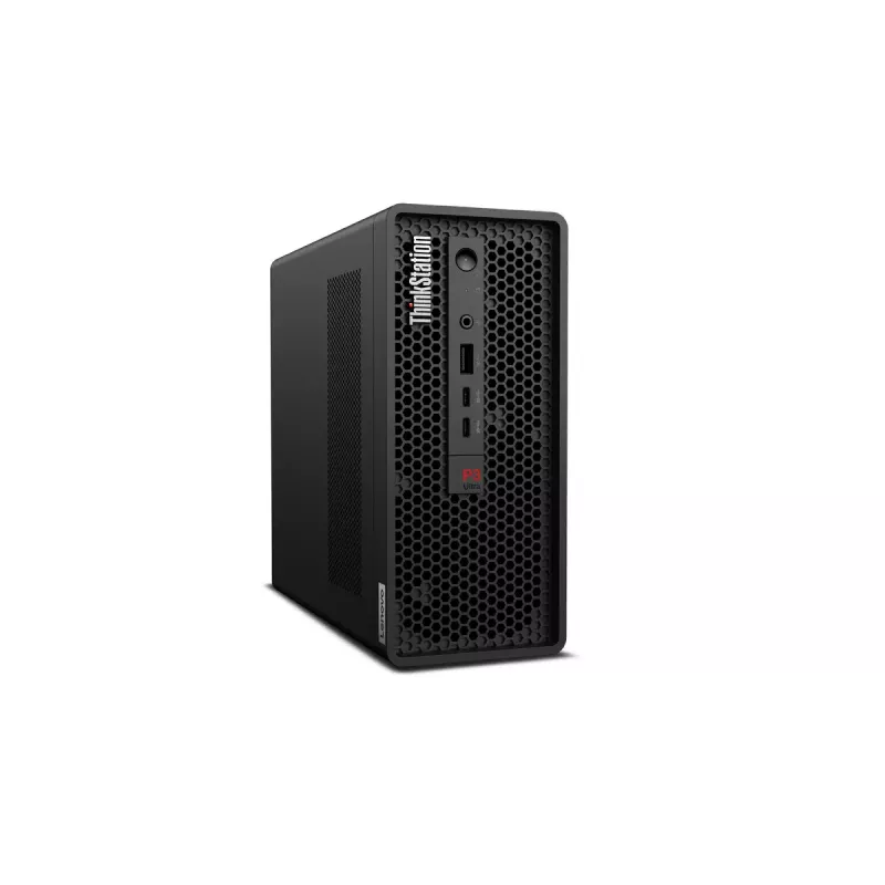 Darbo stotis Lenovo ThinkStation P3 Ultra SFF Gen 2 — Intel Core Ultra 5 225, 32 GB DDR5, 512 GB SSD, Windows 11 Pro, Mini Tower, juoda