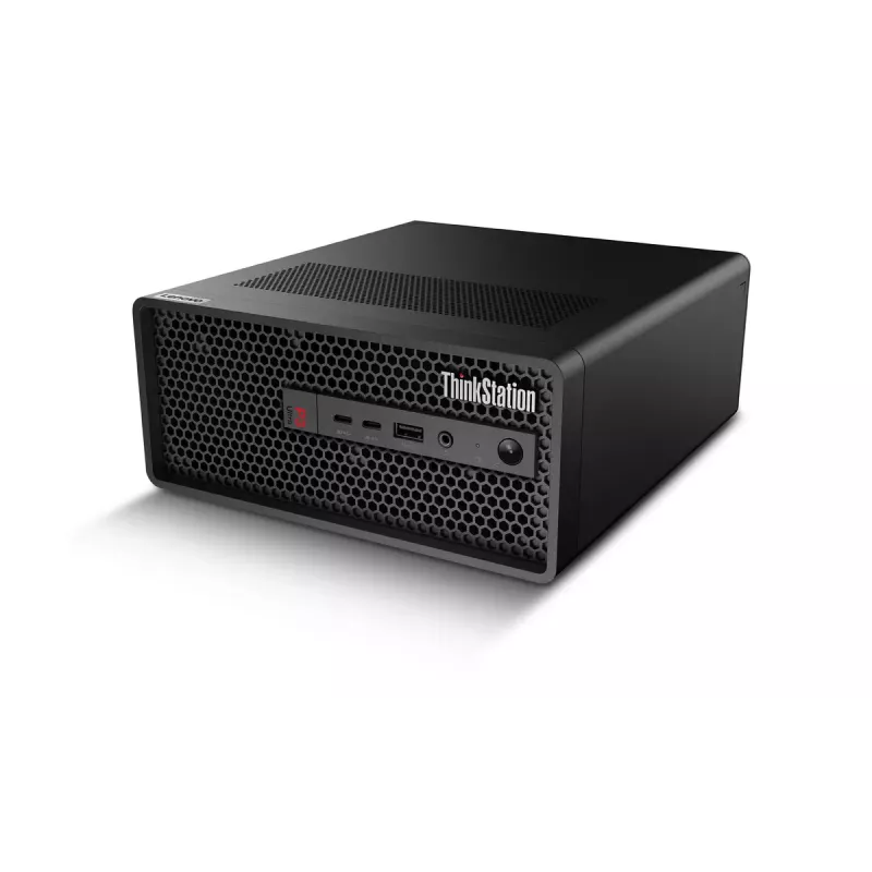 Darbo stotis Lenovo ThinkStation P3 Ultra SFF Gen 2 — Intel Core Ultra 5 225, 32 GB DDR5, 512 GB SSD, Windows 11 Pro, Mini Tower, juoda