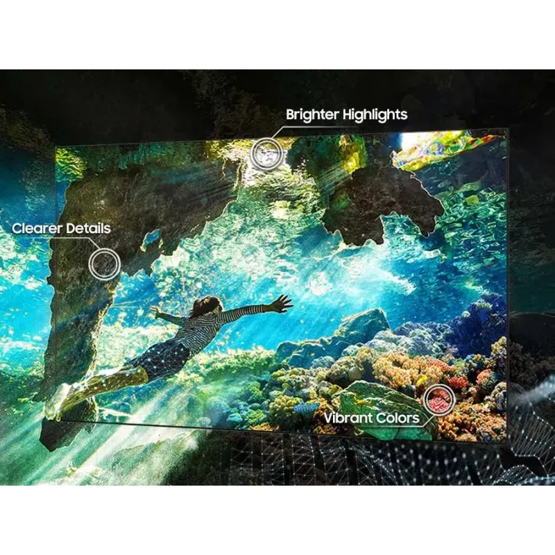 Samsung QE85QN85DBTXXH televizorius 2,16 m (85 colių) 4K Ultra HD išmanusis televizorius Wi-Fi sidabrinis
