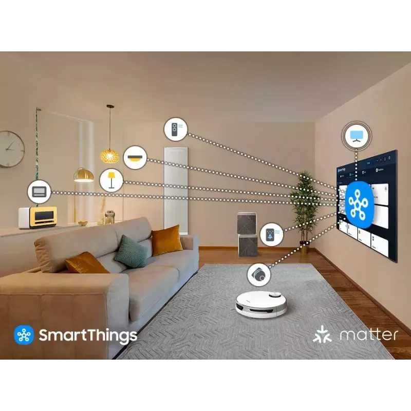 Samsung QE85QN85DBTXXH televizorius 2,16 m (85 colių) 4K Ultra HD išmanusis televizorius Wi-Fi sidabrinis