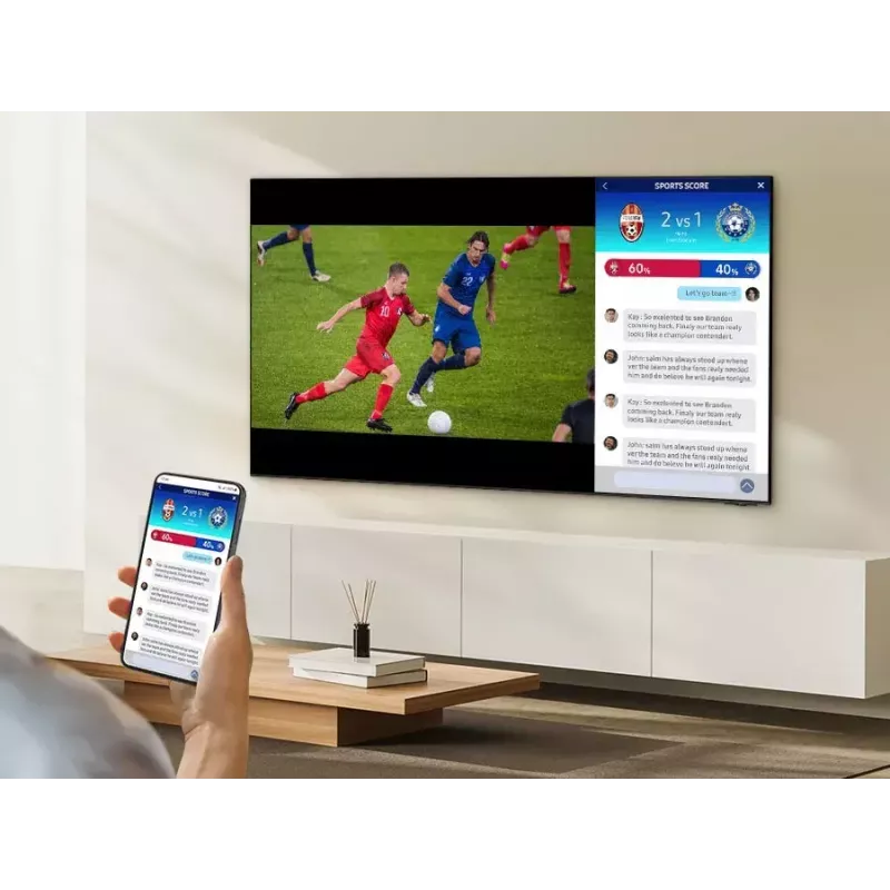 Samsung QE85QN85DBTXXH televizorius 2,16 m (85 colių) 4K Ultra HD išmanusis televizorius Wi-Fi sidabrinis