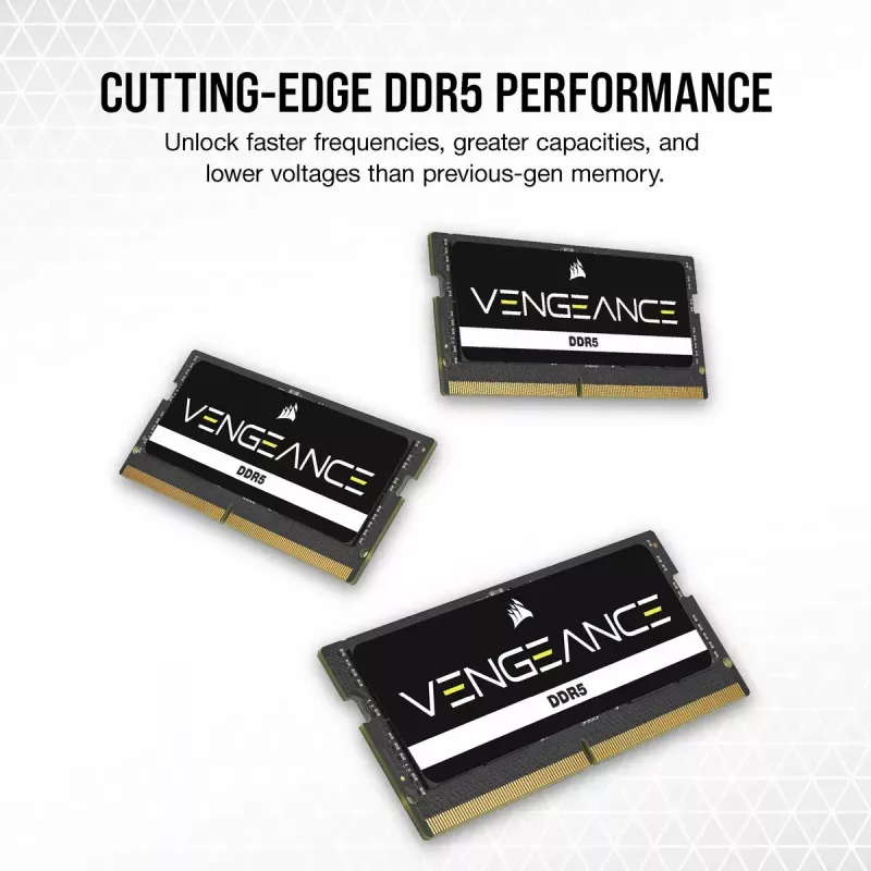 CORSAIR Vengeance DDR5 SDRAM 24GB 2600MHz CL44 Ikke-ECC SO DIMM 262-PIN