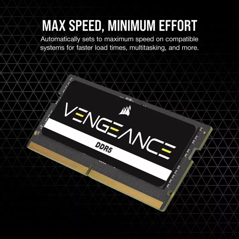 CORSAIR Vengeance DDR5 SDRAM 24GB 2600MHz CL44 Ikke-ECC SO DIMM 262-PIN