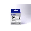 Epson etikečių kasetė permatoma LK-7TBN juoda/permatoma 36 mm (9 m)