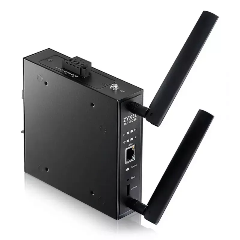 Belaidis prieigos taškas Zyxel IAP500BE — dviejų juostų 2,4/5 GHz, 5012 Mbit/s, PoE, 1×RJ-45, išorinės antenos, juodas