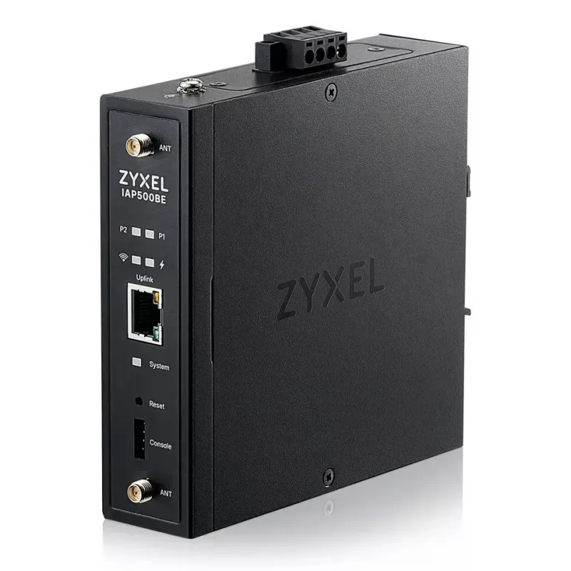 Belaidis prieigos taškas Zyxel IAP500BE — dviejų juostų 2,4/5 GHz, 5012 Mbit/s, PoE, 1×RJ-45, išorinės antenos, juodas