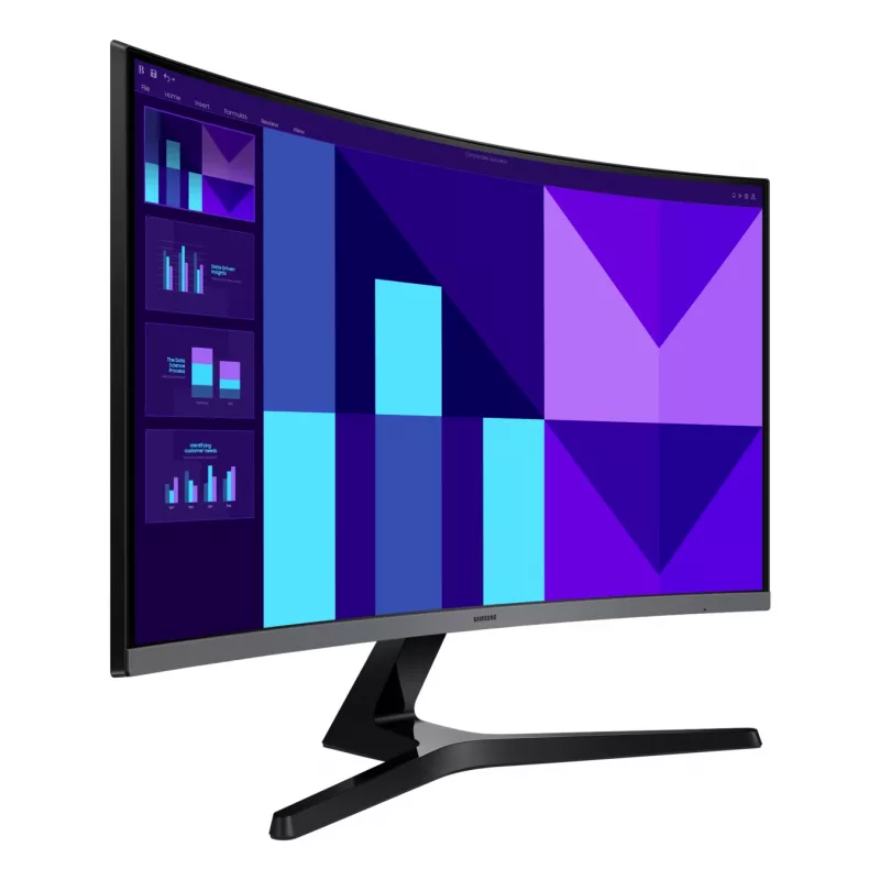 Samsung S27D392GAU LED ekranas 68,6 cm (27 colių) 1920 x 1080 pikselių Full HD LCD juodas