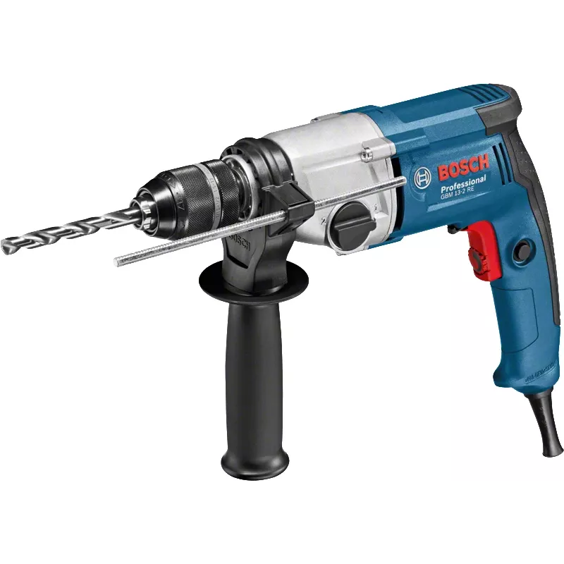 Bosch GBM 13-2 RE 1750 RPM Key 2,4 kg Juoda, Mėlyna, Pilka