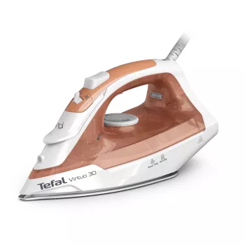 Tefal Virtuo 30 FV2C40E0 lygintuvas Sausas ir garo lygintuvas Keraminis padas 2000 W Persikų, Balta