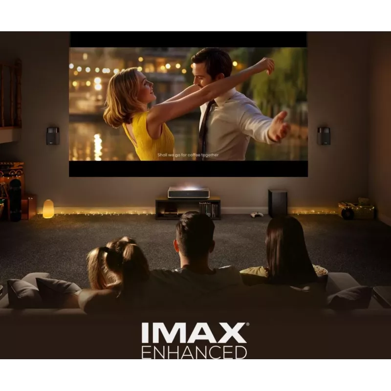 Projektorius HISENSE PT1 3D Smart TV, 16:9, Wi‑Fi ir Ethernet, HDR (HLG), HDMI 2.0/2.1, juodas