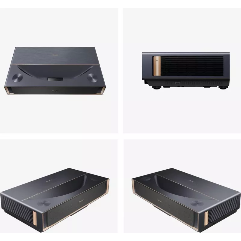 Projektorius HISENSE PT1 3D Smart TV, 16:9, Wi‑Fi ir Ethernet, HDR (HLG), HDMI 2.0/2.1, juodas