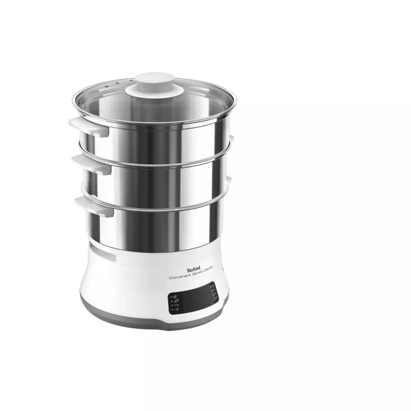 Tefal Convenient Series Deluxe VC502D garintuvas 3 krepšeliai Stalviršis 900 W Nerūdijantis plienas, Balta