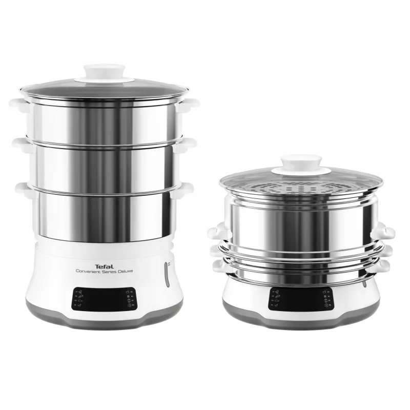 Tefal Convenient Series Deluxe VC502D garintuvas 3 krepšeliai Stalviršis 900 W Nerūdijantis plienas, Balta