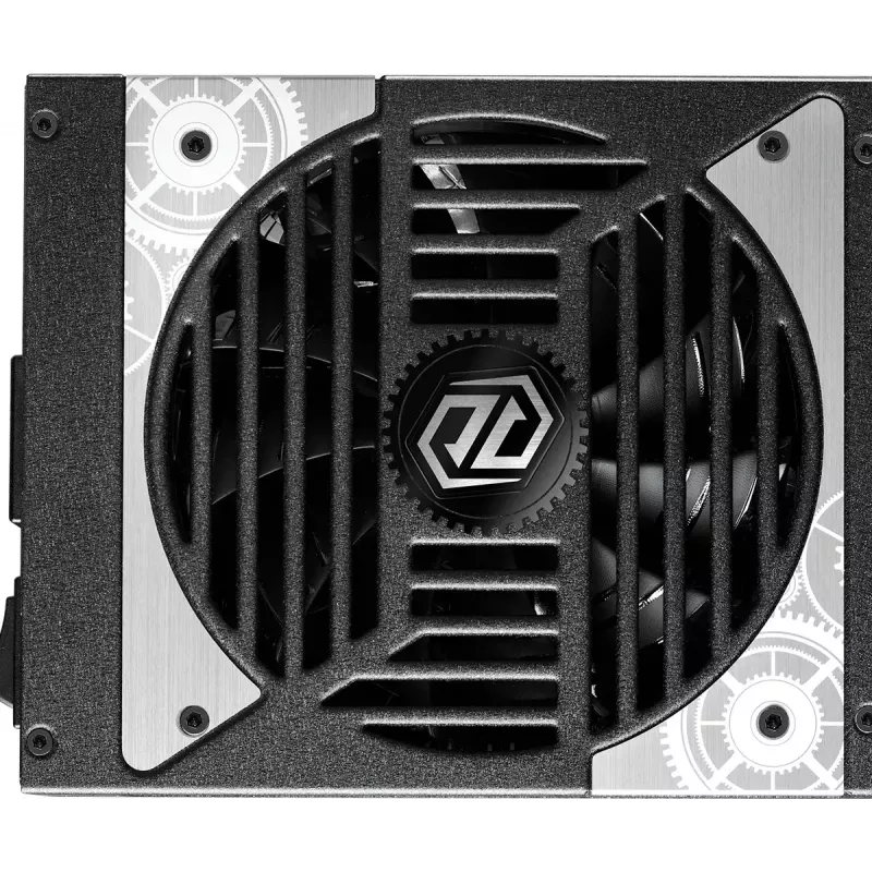 Maitinimo blokas ASROCK Taichi TC-1650T 1650 W 20+4 kaiščiai ATX 80 PLUS Titanium, 135 mm ventiliatorius, juodas
