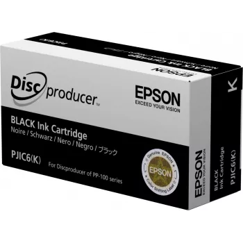Epson Discproducer rašalo kasetė, juoda (MOQ=10), juoda, pigmentinis rašalas, 1 vnt.