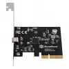 Sidabrinėstone ECU06 vidinė USB 3.2 Gen 2 adapterio PCIe žemo profilio plokštė