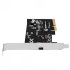 Sidabrinėstone ECU06 vidinė USB 3.2 Gen 2 adapterio PCIe žemo profilio plokštė