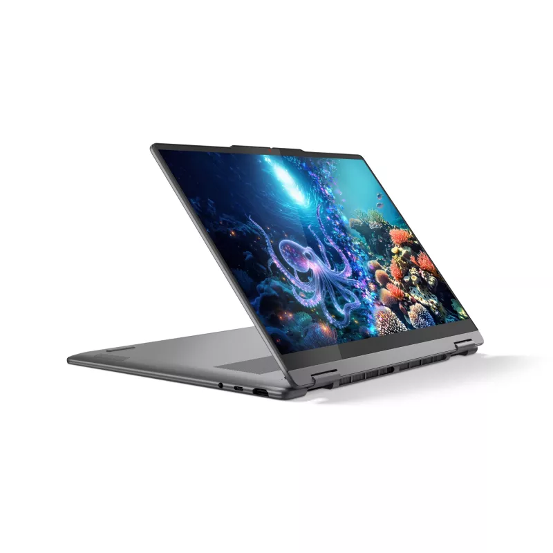 Nešiojamas kompiuteris Lenovo YOGA 7 2-in-1 14 colių Ultra 5 226V, 16GB LPDDR5x, 1TB NVMe, OLED WUXGA, Windows 11 Home, Luna Grey