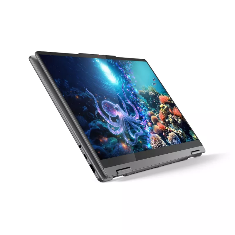 Nešiojamas kompiuteris Lenovo YOGA 7 2-in-1 14 colių Ultra 5 226V, 16GB LPDDR5x, 1TB NVMe, OLED WUXGA, Windows 11 Home, Luna Grey