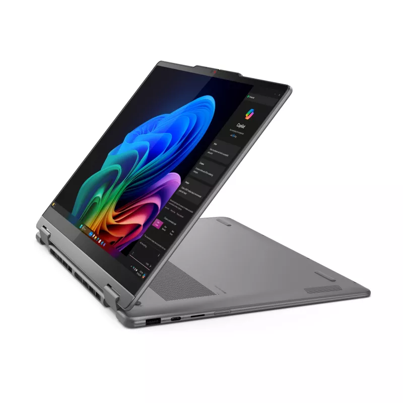 Nešiojamas kompiuteris Lenovo YOGA 7 2-in-1 14 colių Ultra 5 226V, 16GB LPDDR5x, 1TB NVMe, OLED WUXGA, Windows 11 Home, Luna Grey