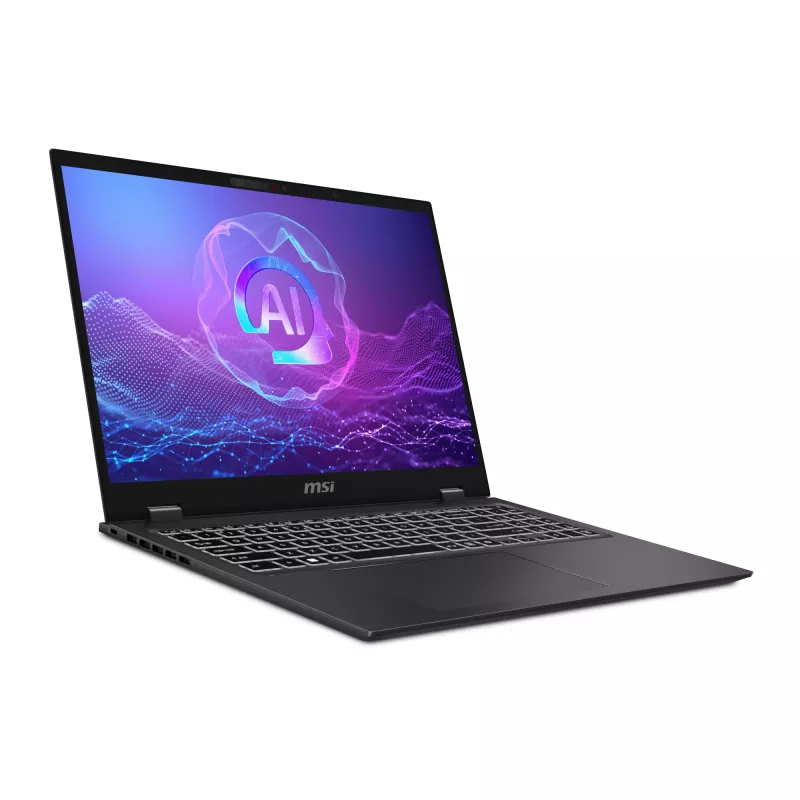 MSI Prestige 16 AI+ Evo B2VMG-017NL Copilot+ PC Intel Core Ultra 9 288V Laptop 40,6 cm (16 inch) UHD+ 32 GB LPDDR5x-SDRAM 1 TB SSD Wi-Fi 7 (802.11be) Windows 11 Pro Pilka