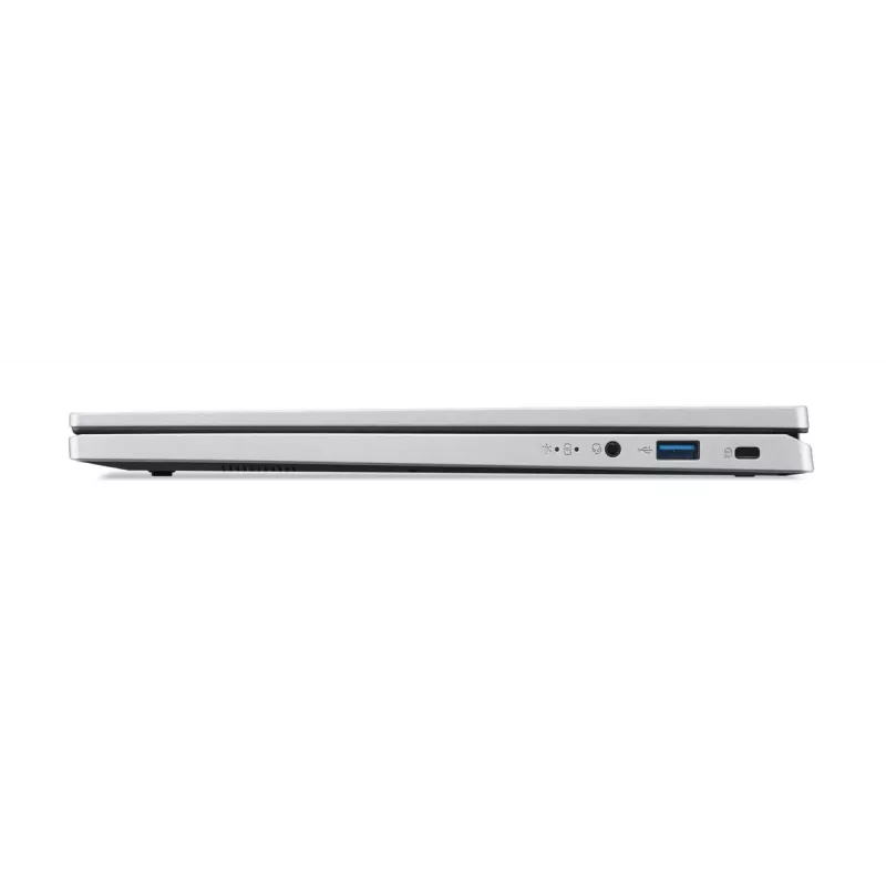Hibridinis (2-in-1) nešiojamasis kompiuteris Acer Aspire Go Spin 14 AGSP14-31PT-C72L — 14 colių WUXGA jutiklinis ekranas, Intel N150, 16 GB LPDDR5, 512 GB SSD, Windows 11 Home, sidabrinis