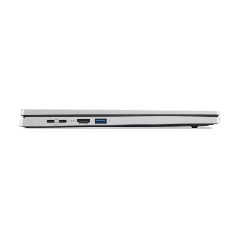 Hibridinis (2-in-1) nešiojamasis kompiuteris Acer Aspire Go Spin 14 AGSP14-31PT-C72L — 14 colių WUXGA jutiklinis ekranas, Intel N150, 16 GB LPDDR5, 512 GB SSD, Windows 11 Home, sidabrinis