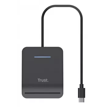 Trust Primo išmaniųjų kortelių skaitytuvas vidaus USB USB Type-C juodas
