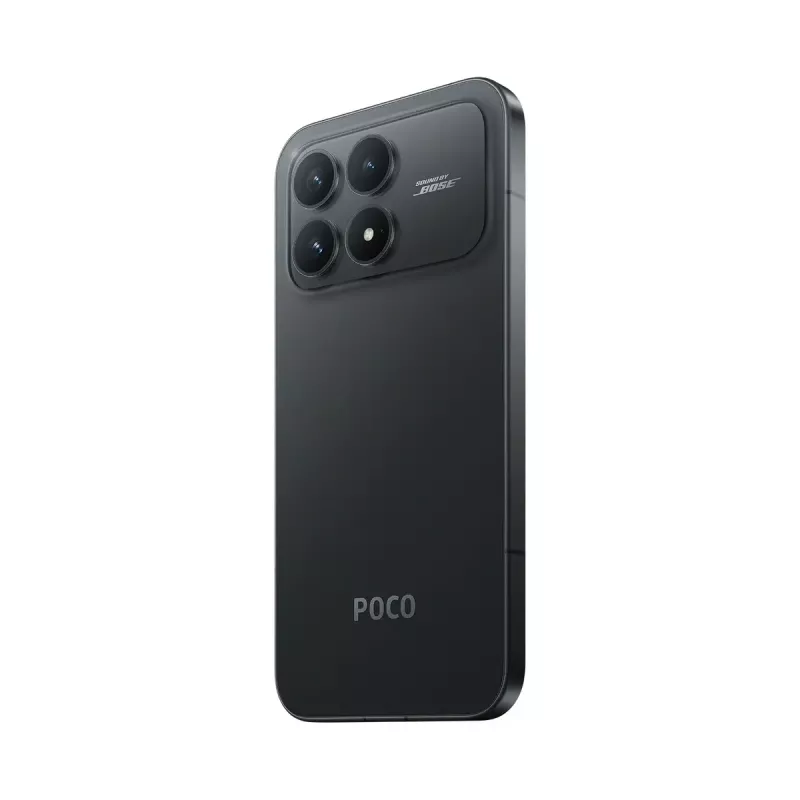 Išmanusis telefonas POCO F8 Pro — 6,59 colio (16,7 cm) 2510×1156, Qualcomm Snapdragon 8 Elite 3,53 GHz, 12 GB RAM, 512 GB, 50 MP triguba kamera, 6210 mAh, Dual SIM, IP68, juodas