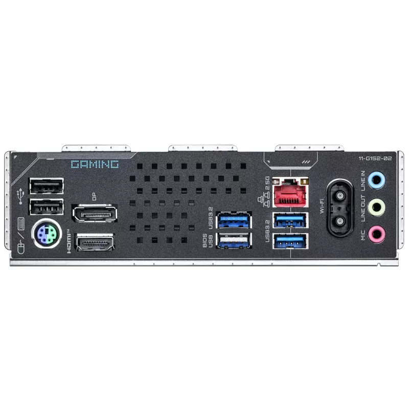 Pagrindinė plokštė GIGABYTE B860M GAMING WIFI6 — Micro ATX, LGA 1851, DDR5 iki 9066 MHz, 2 DIMM, PCIe 5.0, 2.5GbE, Wi‑Fi 6E