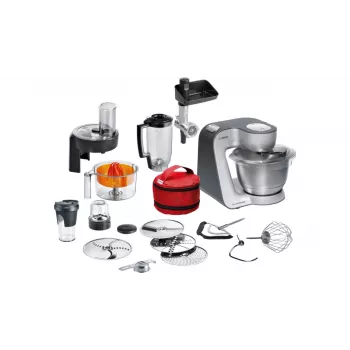 Bosch MUM59S81DE virtuvinis kombainas 1000 W 3.9 L Juoda, Nerūdijantis plienas