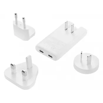 Sandberg 4in1 TravelCharger 65W baltas, vidaus, AC, 20 V, baltas
