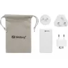 Sandberg 4in1 TravelCharger 65W baltas, vidaus, AC, 20 V, baltas