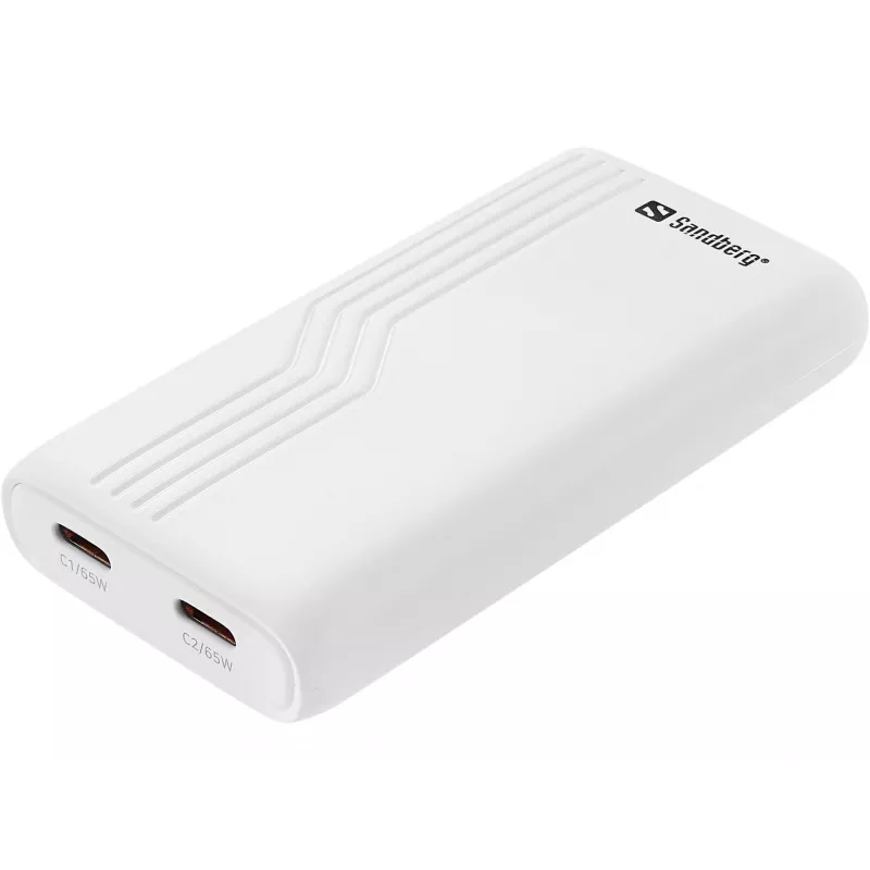 Sandberg 4in1 TravelCharger 65W baltas, vidaus, AC, 20 V, baltas
