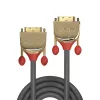 Lindy 10 m DVI-D dvigubos jungties laidas, Gold Line, 10 m, DVI-D, DVI-D, patinas, patinas, auksinis