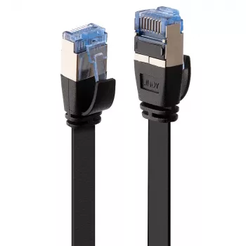 Lindy 47481 tinklo kabelis juodas 1 m Cat6a U/FTP (STP)