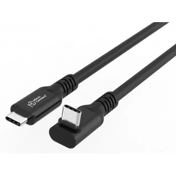 USB C į USB C kabelis MicroConnect MC-USB3.2CC025-FA, USB 3.2 Gen 2x2, 0,25 m, juodas