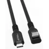 USB C į USB C kabelis MicroConnect MC-USB3.2CC05-FA 0,5 m USB 3.2 Gen 2x2 20 Gbit/s, juodas