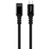 USB C į USB C kabelis MicroConnect MC-USB3.2CC05-FA 0,5 m USB 3.2 Gen 2x2 20 Gbit/s, juodas