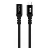 USB-C į USB-C kabelis MicroConnect MC-USB3.2CC1-FA — USB 3.2 Gen 2x2, 1 m, juodas