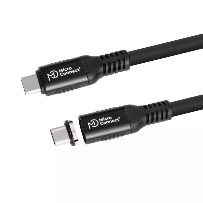 USB4 Gen 3x2 USB-C į USB-C laidas MicroConnect MC-LS-USB4CC0.15, 0,15 m, juodas