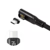 USB4 Gen 3x2 USB-C į USB-C kabelis MicroConnect MC-LS-USB4CC0.15-A — 0,15 m, juodas