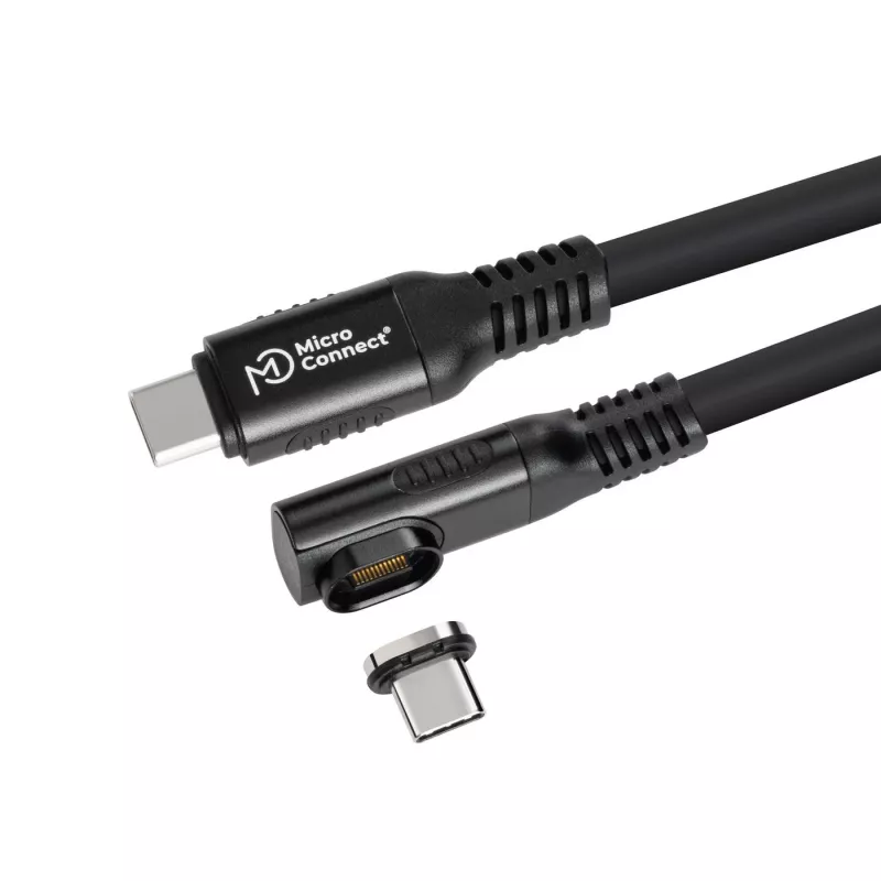 USB4 Gen 3x2 USB-C į USB-C kabelis MicroConnect MC-LS-USB4CC0.15-A — 0,15 m, juodas