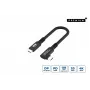 USB-C į USB-C kabelis MicroConnect USB3.2CC015-A, USB 3.2 Gen 2x2, 20 Gbit/s, 0,15 m, juodas