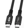 USB-C į USB-C kabelis MicroConnect USB3.2CC015 — USB 3.2 Gen 2x2, 0,15 m, juodas