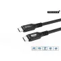 USB-C į USB-C kabelis MicroConnect USB3.2CC015 — USB 3.2 Gen 2x2, 0,15 m, juodas