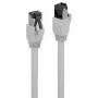 Lindy 3m Cat.8.1 S/FTP LSZH kabelis, pilkas, 3 m, Cat8.1, S/FTP (S-STP), RJ-45, RJ-45, pilka