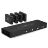 Lindy 70m Cat.6 4x4 HDMI 4K60 Matrix Extender, 3840 x 2160 pikselių, AV siųstuvas ir imtuvas, 70 m, laidinis, juodas, HDCP