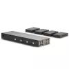 Lindy 70m Cat.6 4x4 HDMI 4K60 Matrix Extender, 3840 x 2160 pikselių, AV siųstuvas ir imtuvas, 70 m, laidinis, juodas, HDCP