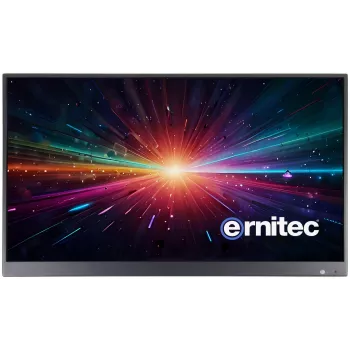Monitorius ERNITEC 0070-24122-HDMIPOE — profesionalus ekranas su HDMI ir PoE palaikymu